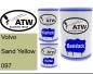 Preview: Volvo, Sand Yellow, 097: 500ml Lackdose + 500ml Klarlack + 250ml Härter - Set, von ATW Autoteile West.